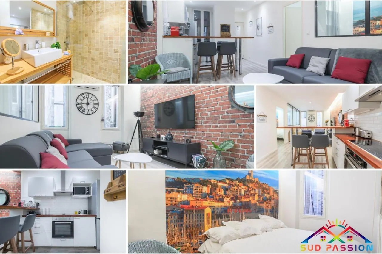 Sud Passion - Fada Vieux Port - Calme - Linge De Qualite - Lit King Size - Fibre Appartement Marseilles Frankrijk