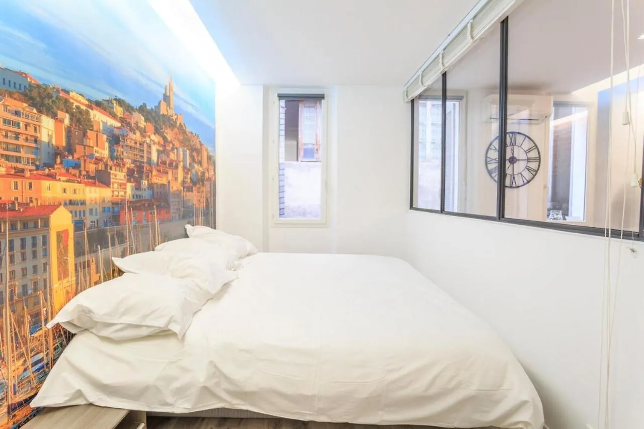 Sud Passion - Fada Vieux Port - Calme - Linge De Qualite - Lit King Size - Fibre Lejlighed Marseille